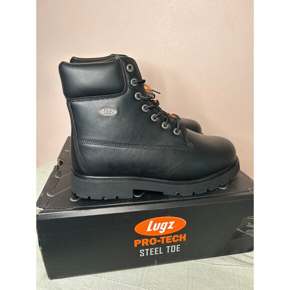 Lugz Men\'s Drifter 6 Steel Toe Work Boot Black Size 11 W Water Slip Resistant main image 6